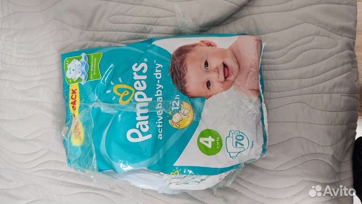 Подгузники памперс 4 размер