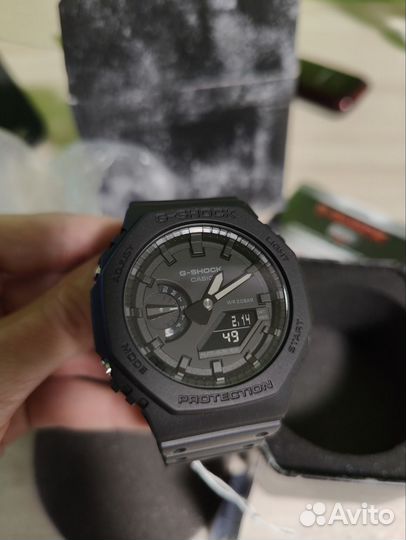 Новые часы Casio G-Shock GA-2100-1A2 Оригинал