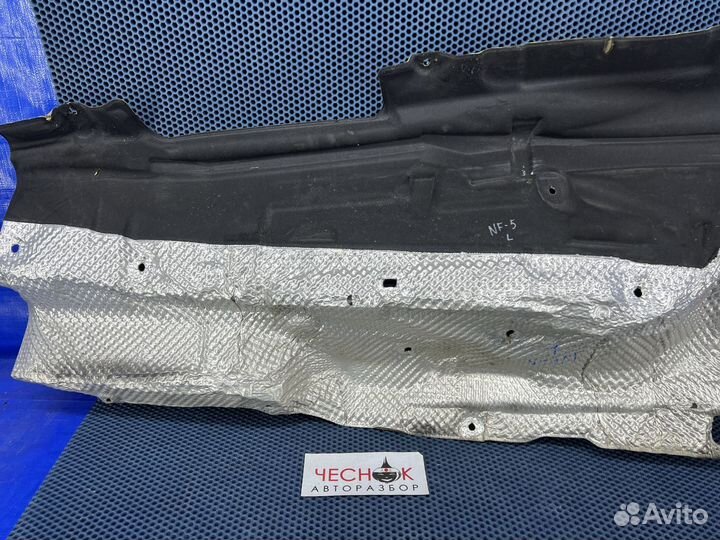 Экран тепловой тоннеля АКПП VW Touareg NF2/FL