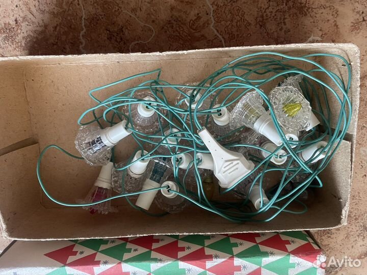 Светящиеся елочные игрушки ссср(раритет)