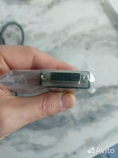 Переходник displayport dvi и кабель vga