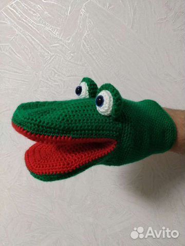 Логопедическая игрушка - варежка на руку