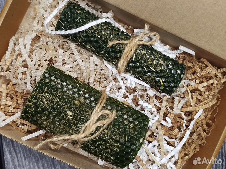 Свечи ручной работы из вощины