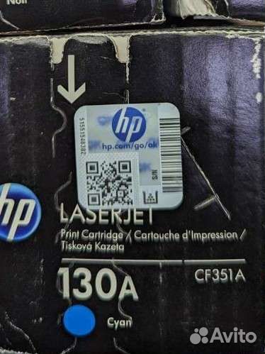 Картриджи HP CF351A оригинальные