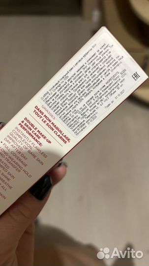 Clarins тональный крем 105N