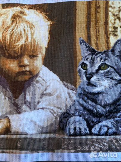 Картина вышитая ручная работа