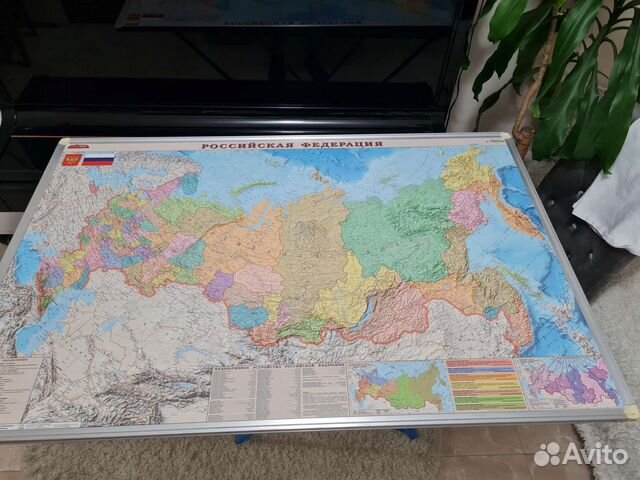 Карта мира на стену, доска