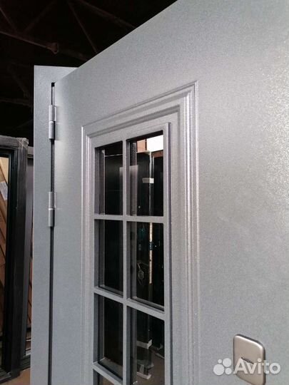 Термодверь со стеклопакетом