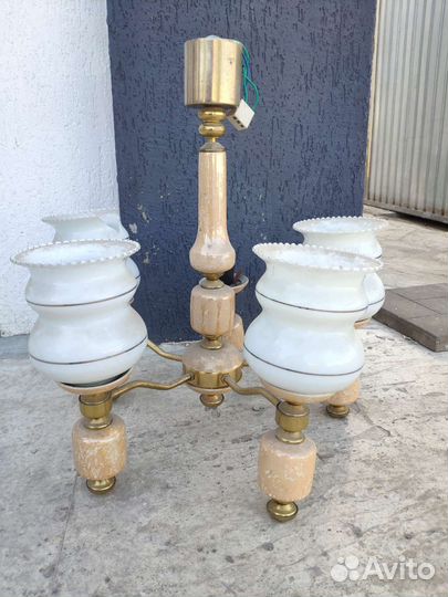 Люстра СССР, Польша. Винтаж, раритет, ретро