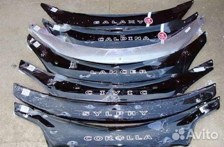 Дефлекторы (ветровики) окон отбойники капота