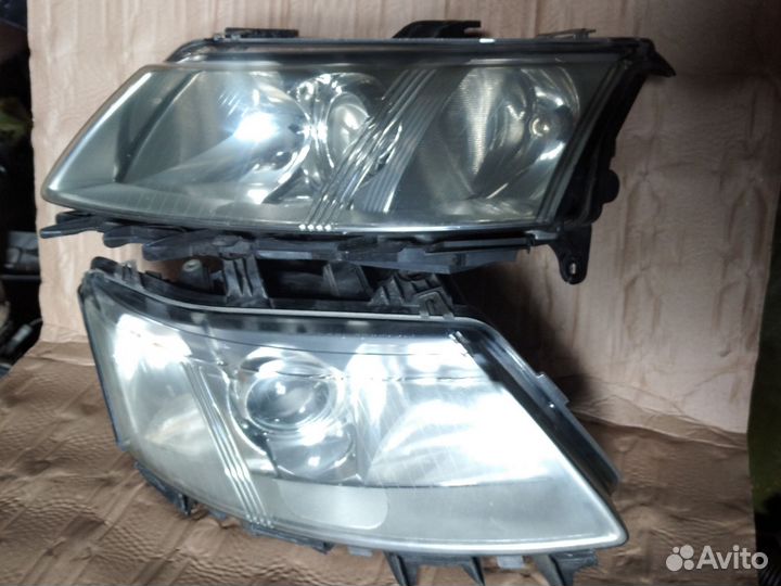 Передние фары Saab 9-3