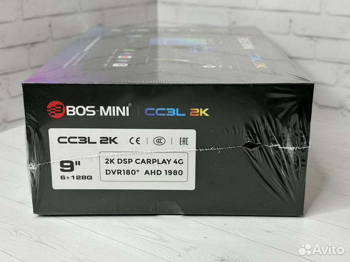 Магнитола андроид сс3L 2К 6/128 4G+Sim Boss