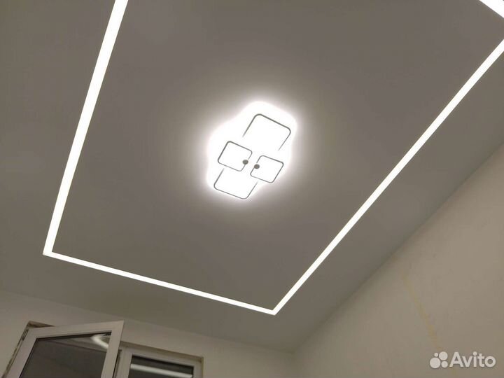 Матовые натяжные потолки