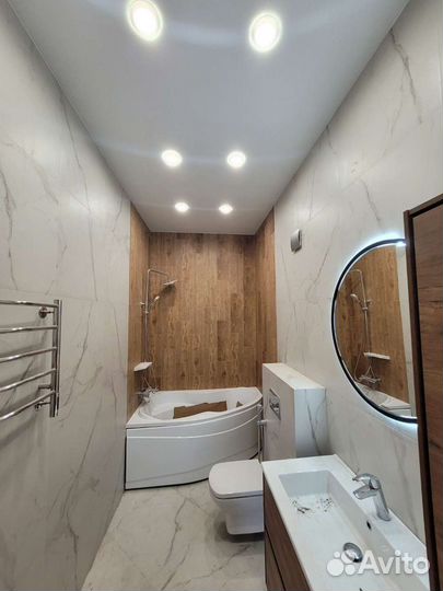 Натяжные потолки, слив воды, монтаж