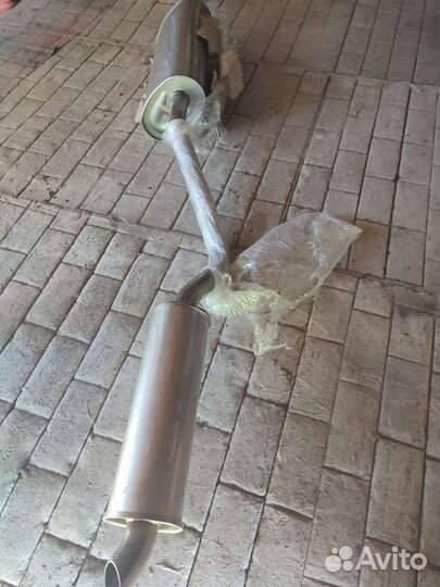 Глушитель УАЗ патриот нерж. с 2016г