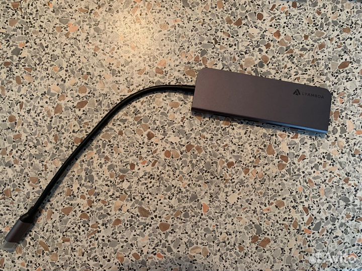 Адаптер Type-C - hdmi, USB3.0. lyambda LC173