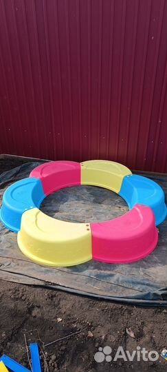 Детская песочница пластиковая