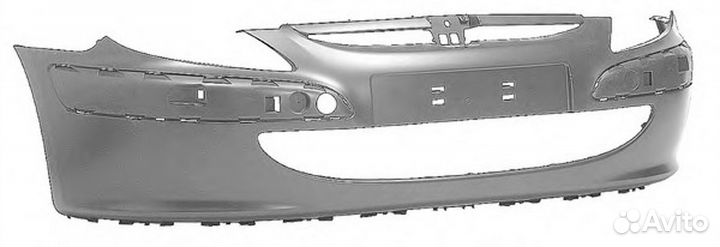 Бампер передн грунт peugeot: 307 05.01-09.05 (Страна производства: испания)