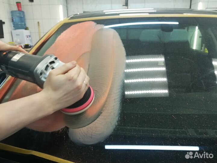 Полировка лобового стекла / стёкол автомобиля