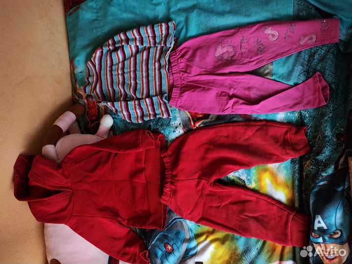 Детские вещи для девочки 80 86