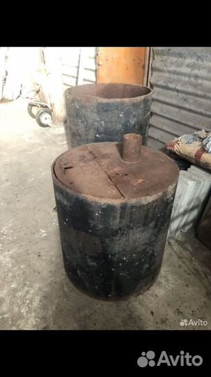 Печь для бани из трубы