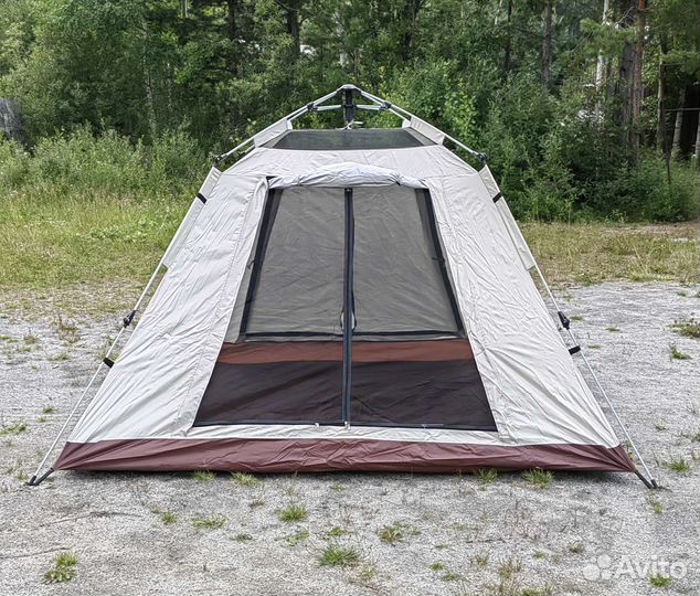 Летняя палатка автомат 240-240 с полом