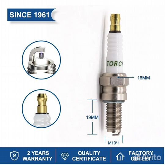 Свеча зажигания мотоцикла B9RC (CR9E)