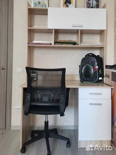 Письменно-компьютерный стол пкс-2 Дуб Сонома/Белый