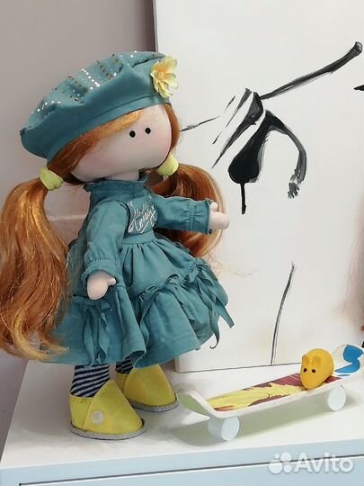 Интерьерная кукла ручной работы