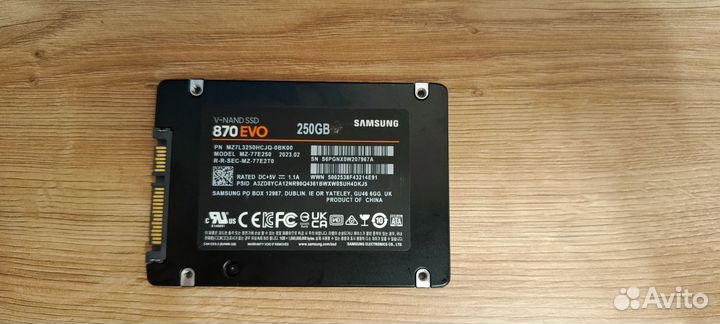 Samsung 870 Evo 250 gb