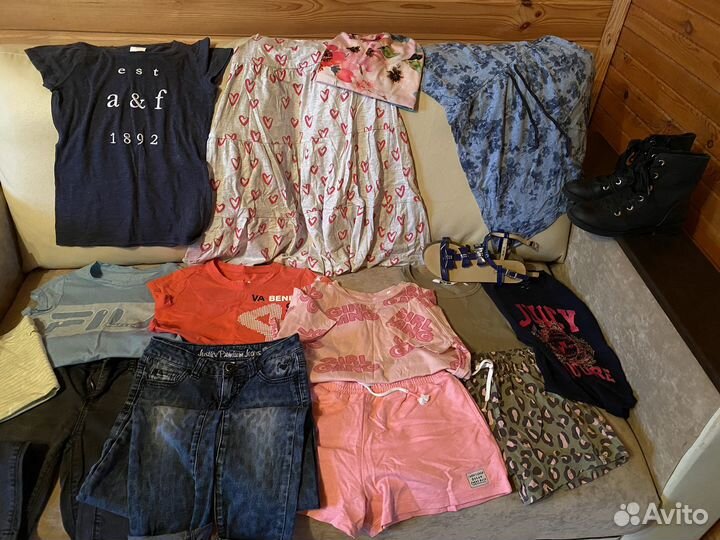 Пакет вещей для девочки 128-134(140)