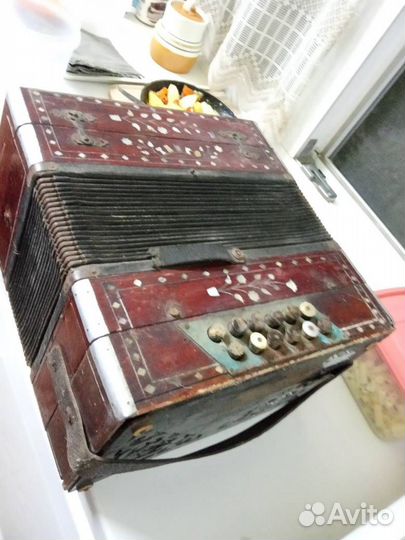Гармонь антикварная шуйская,2 экземпляра