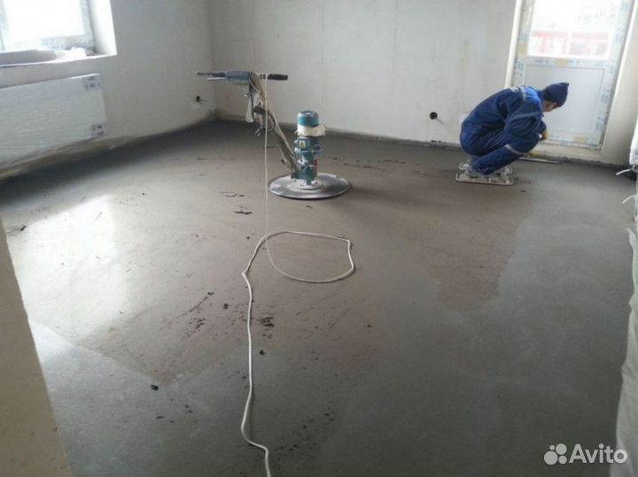 Полусухая стяжка пола, стяжка пола