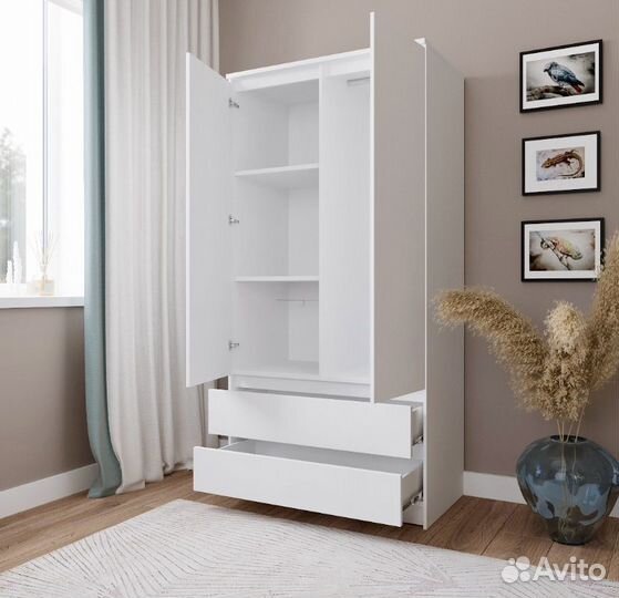 Шкаф двухстворчатый новый не икеа