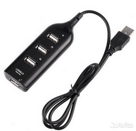 Разветвители юсб хаб USB HUB 2.0 4 порта