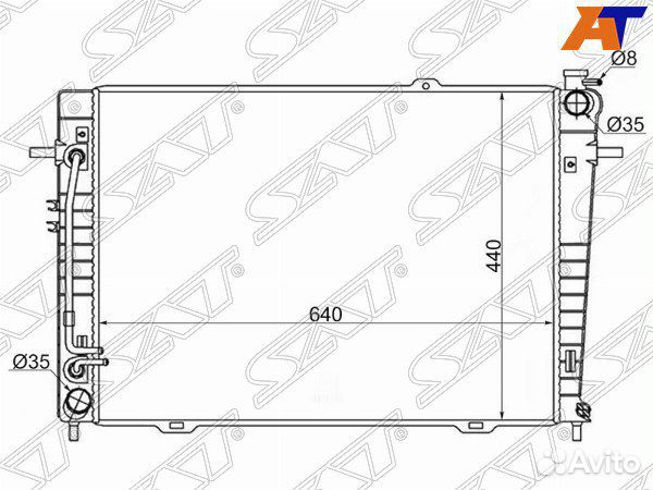 Радиатор KIA sportage