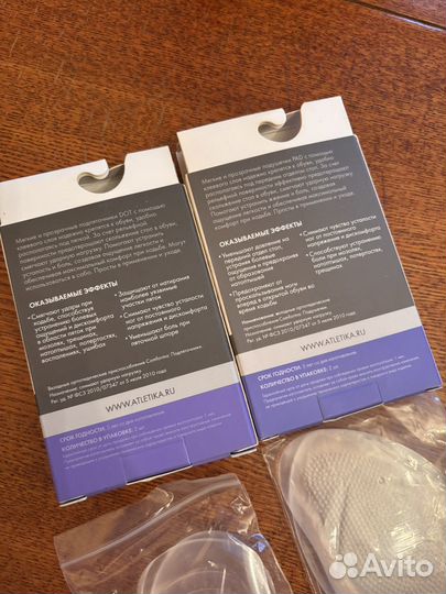 Стликлновые подушечки и подпяточники