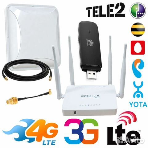 Комплект беспроводной интернет 3G 4G LTE