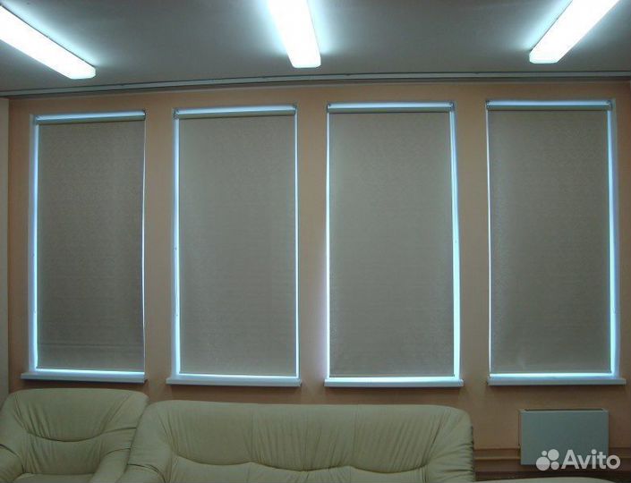 Рулонные шторы, жалюзи