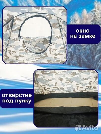 Палатка для зимней рыбалки автомат