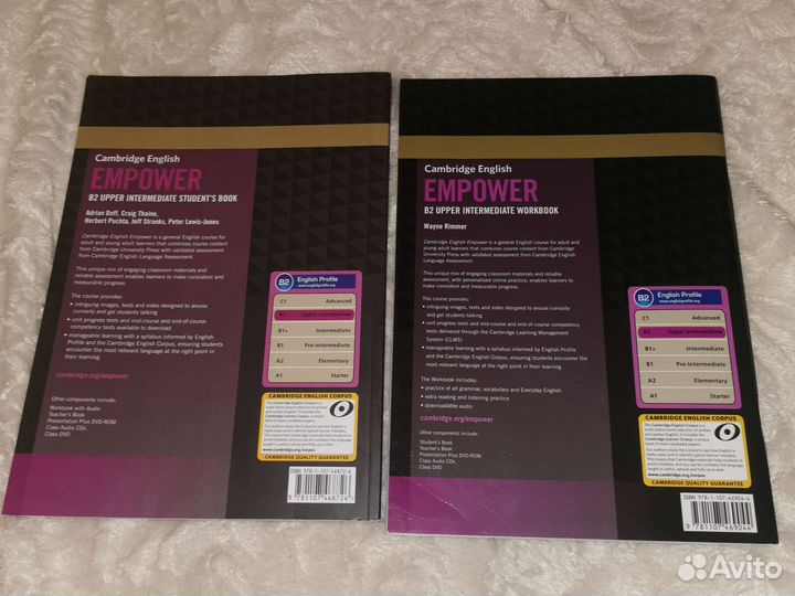 Учебник и рабочая тетрадь Cambridge english