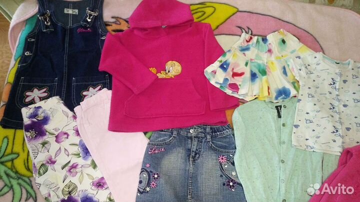 Пакет вещей для девочки 98-110