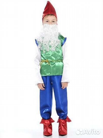 Костюм пирата, костюм гнома прокат