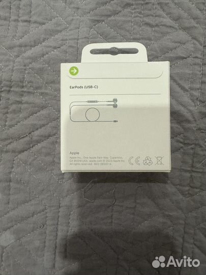 Наушники apple earpods type c оригинал