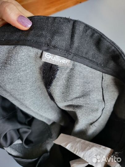 Джинсы широкие Guliver 12 14 лет черные