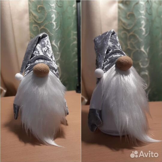 Скандинавский гном, новогодний декор игрушка