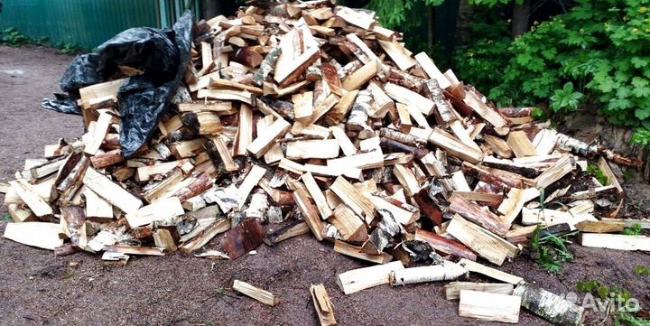Дрова навалом Березовые в Выборге