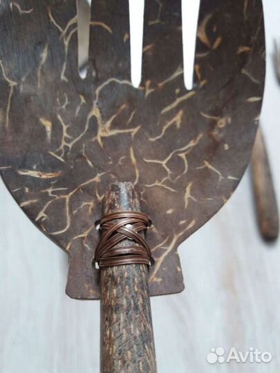 Набор кокосовых столовых приборов