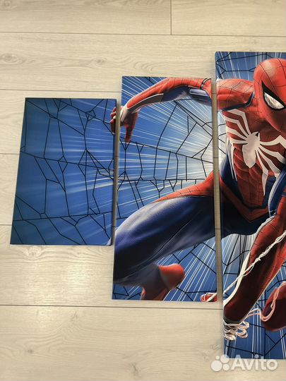 Модульная картина spider-man человек паук
