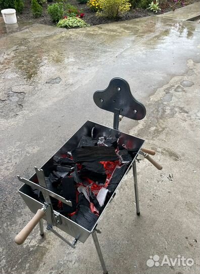 Мангал с электроприводом